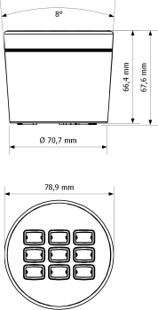 Preview: Standby BT-CH100 Cupholder Bedienteil